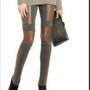 BCBG Leather Leggings